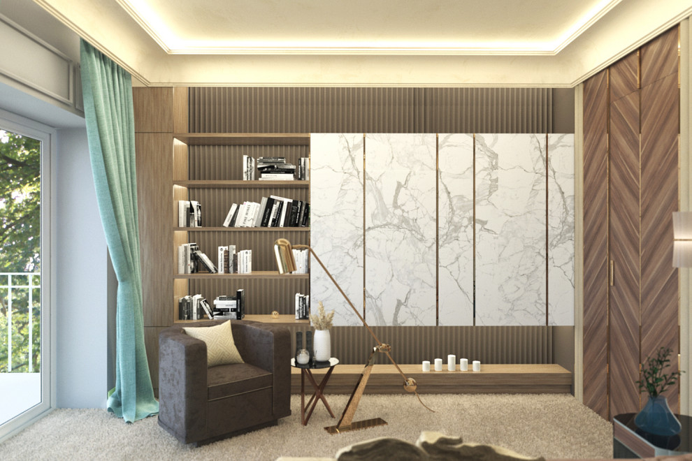 Villa sul mare con la vista Vesuvio