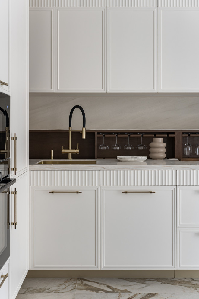 Фото кухни-гостиной в ЖК Ньютон