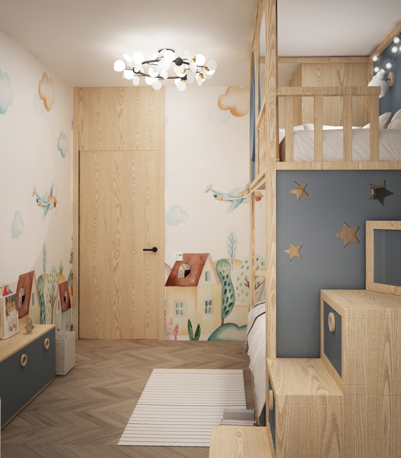 Квартира в Новой Москве_детская_комната