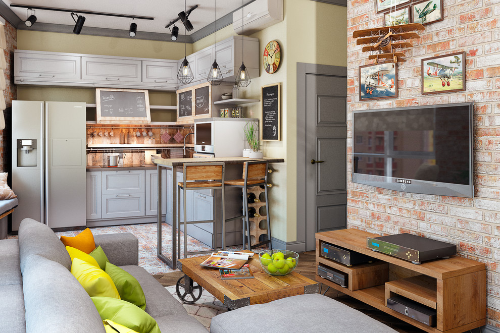 Квартира в стиле лофт в ЖК "V-houze"