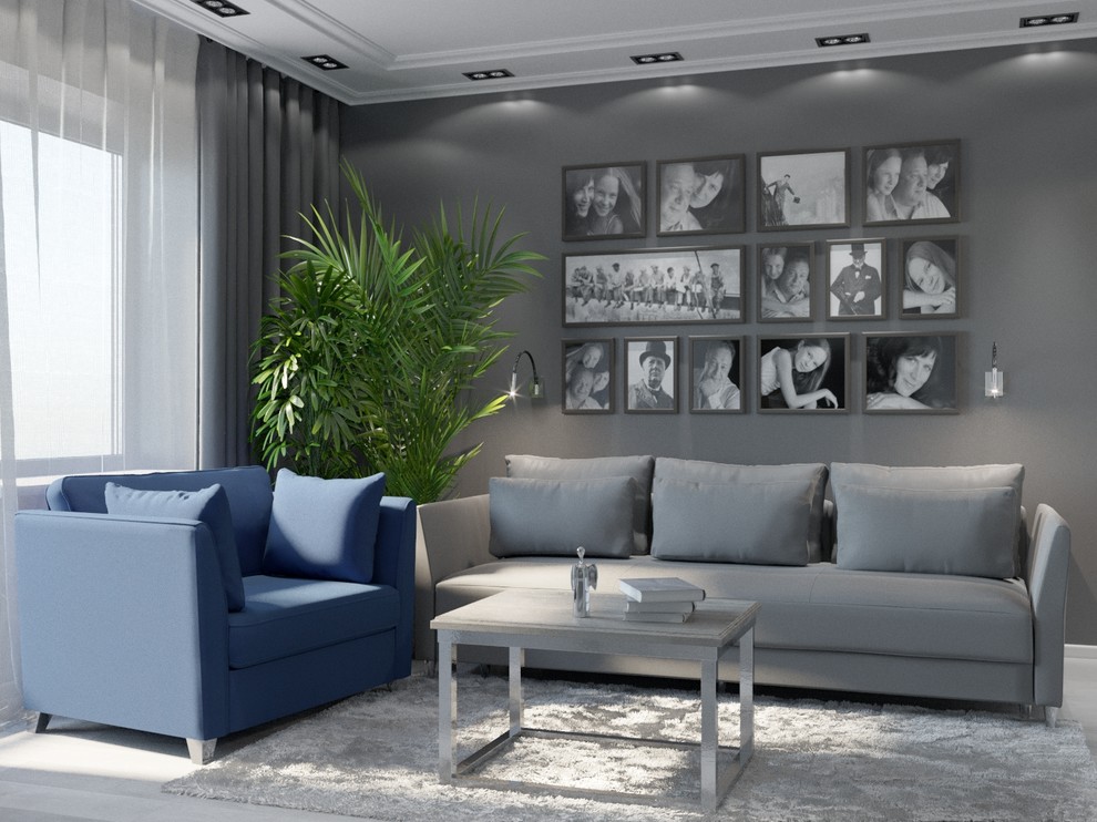 Палитра серого в изысканном интерьере