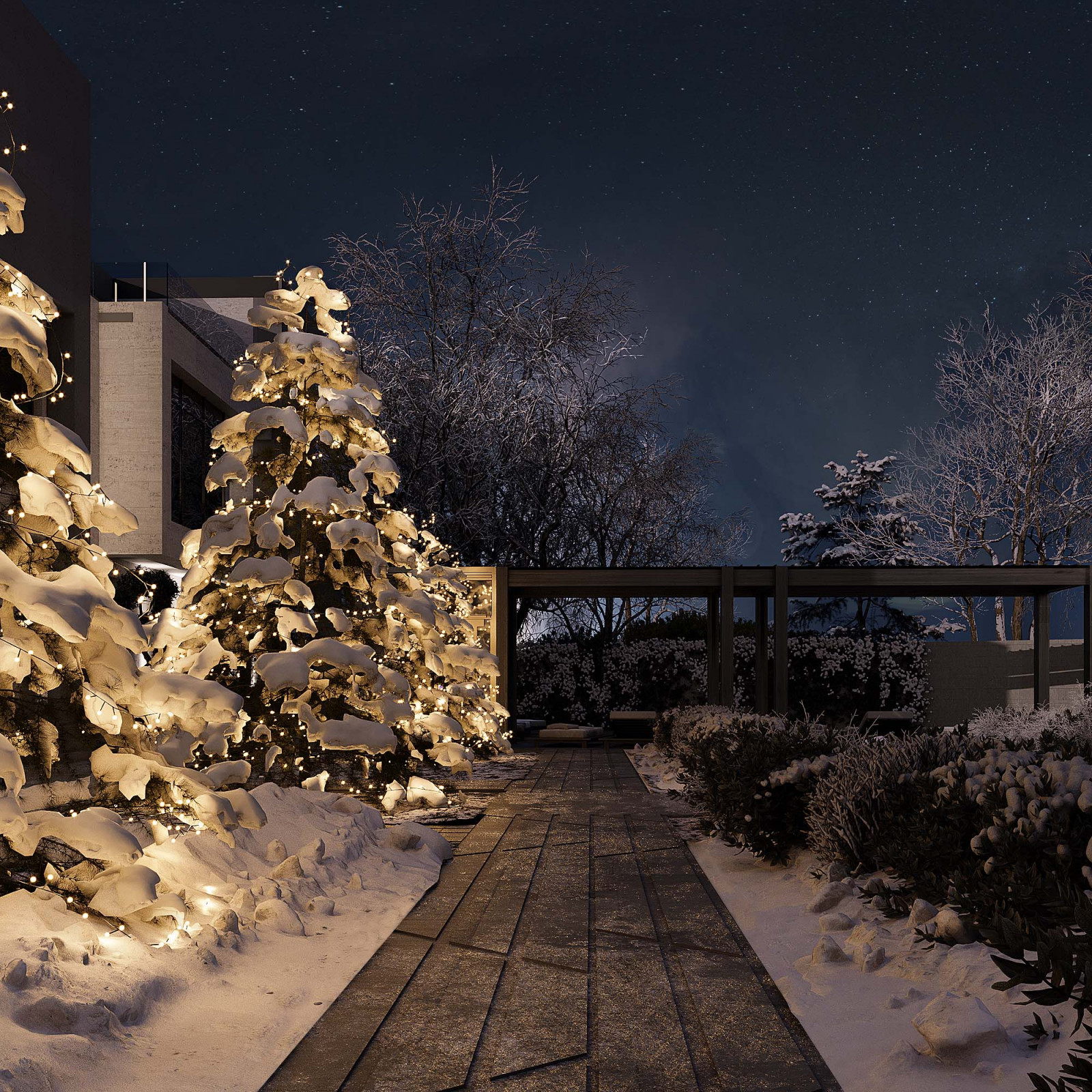 Bagrevand Townhouses Winter Mood