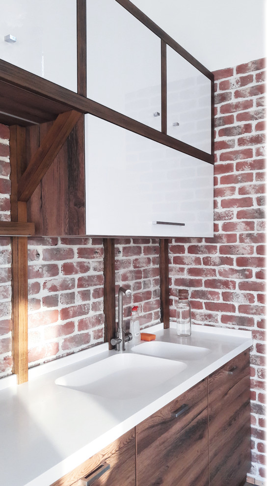 Дизайн квартиры с антресолью. Площадь помещения 33 кв.м. г. Екатеринбург