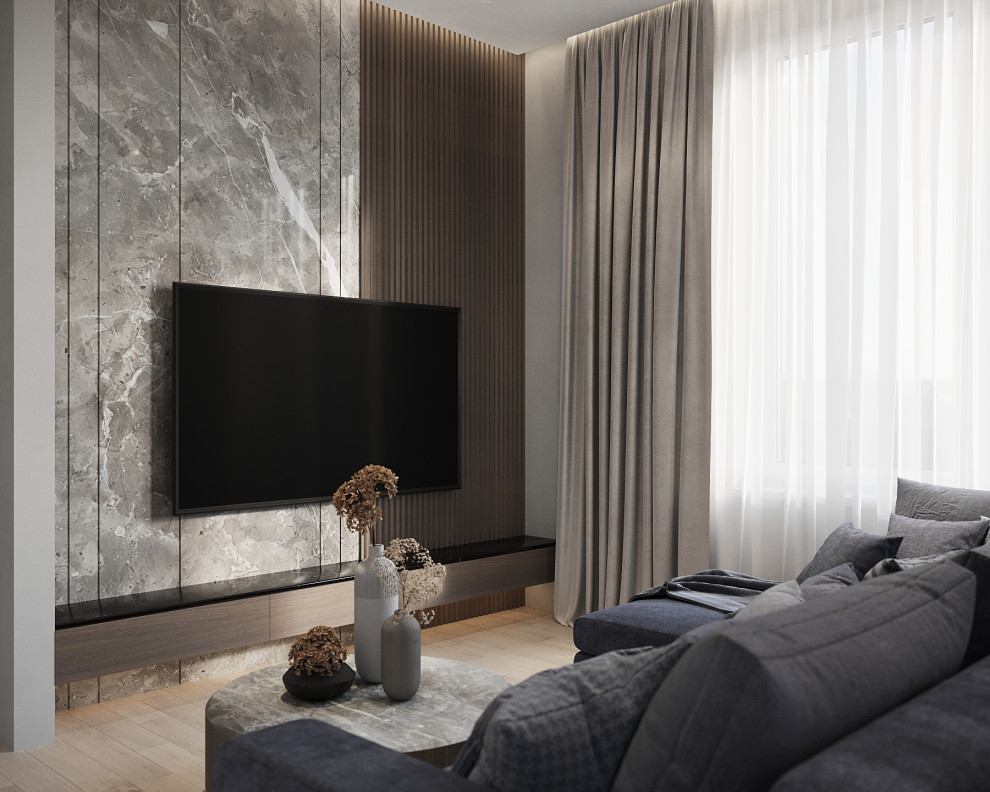 Гостиная в ЖК Настоящее