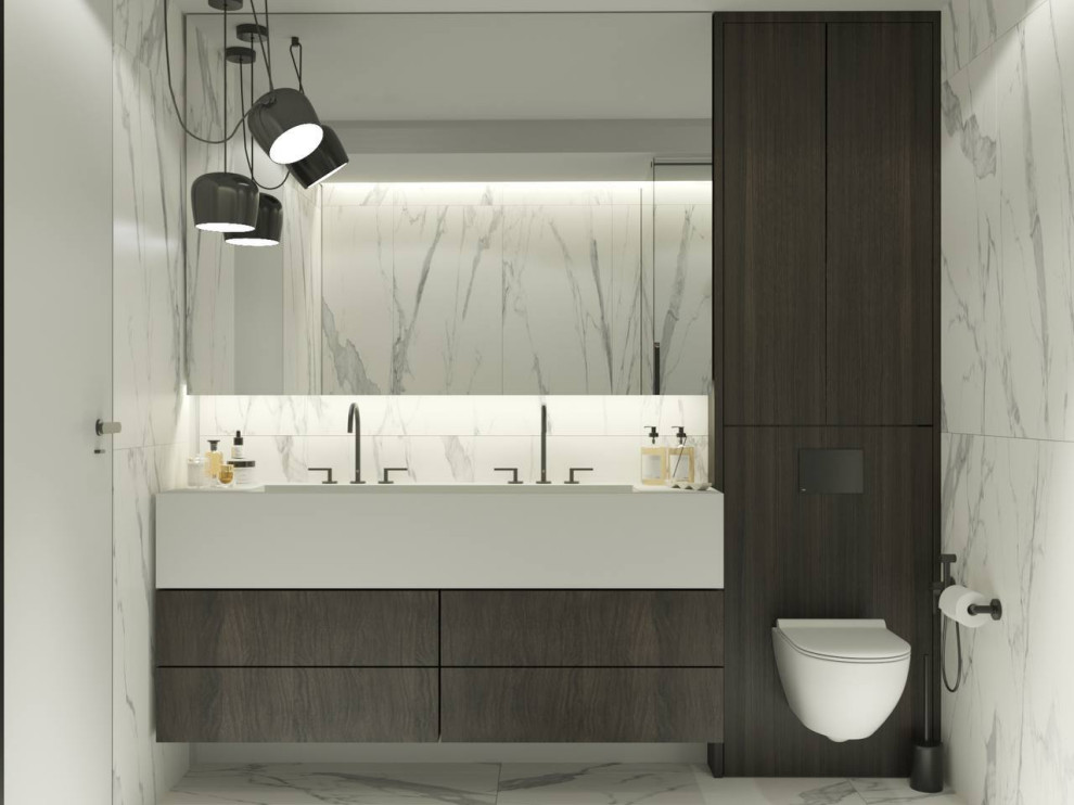 Санузел в жк "Сколково парк"