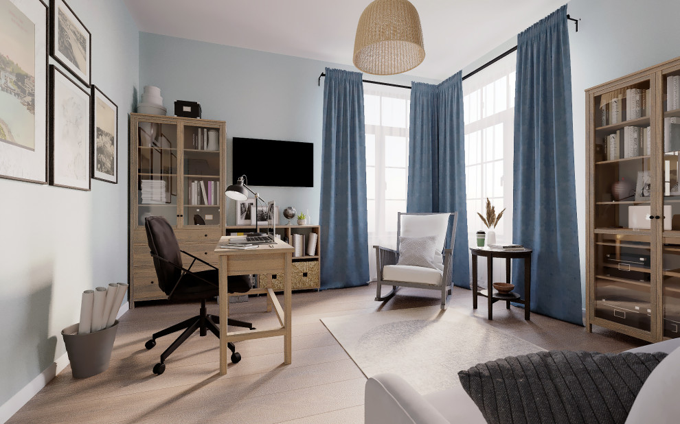 Кабинет в скандинавском стиле