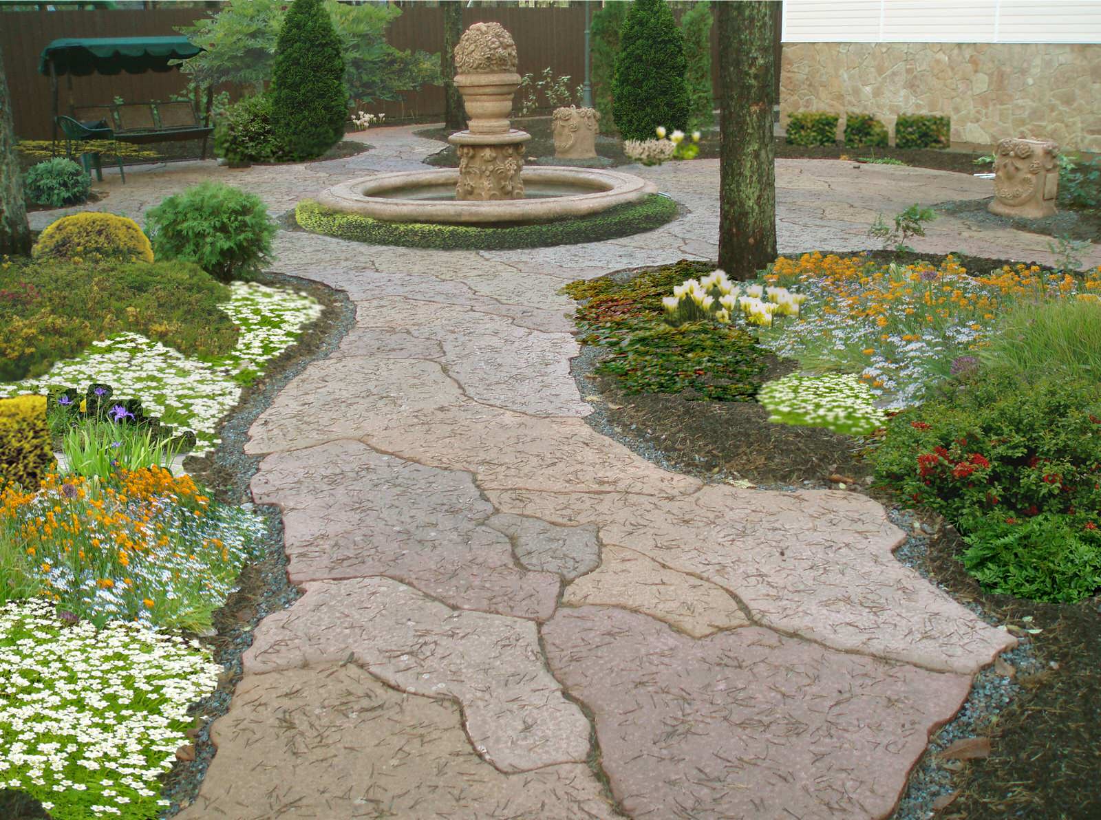 Обложка проекта: тайский сад