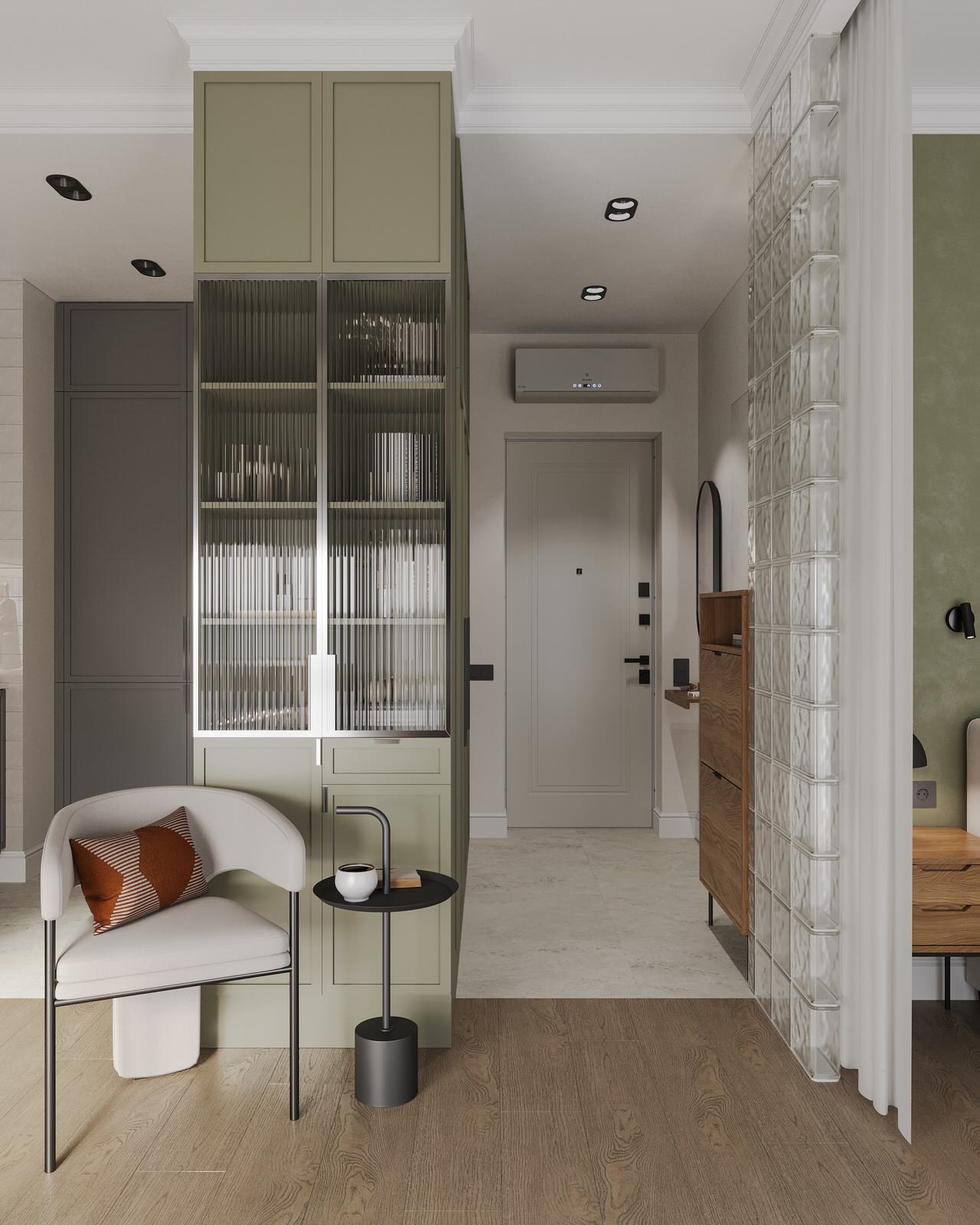 Маленькая студия 34,4 кв.м., жк Wellton Towers