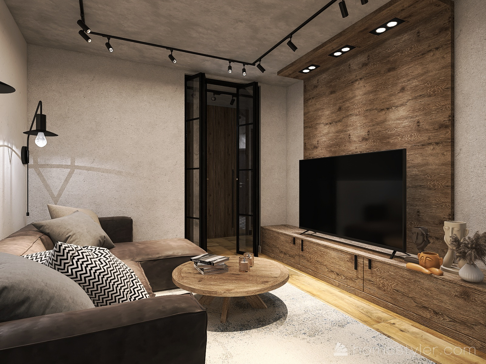 Трёхкомнатная квартира для холостяка