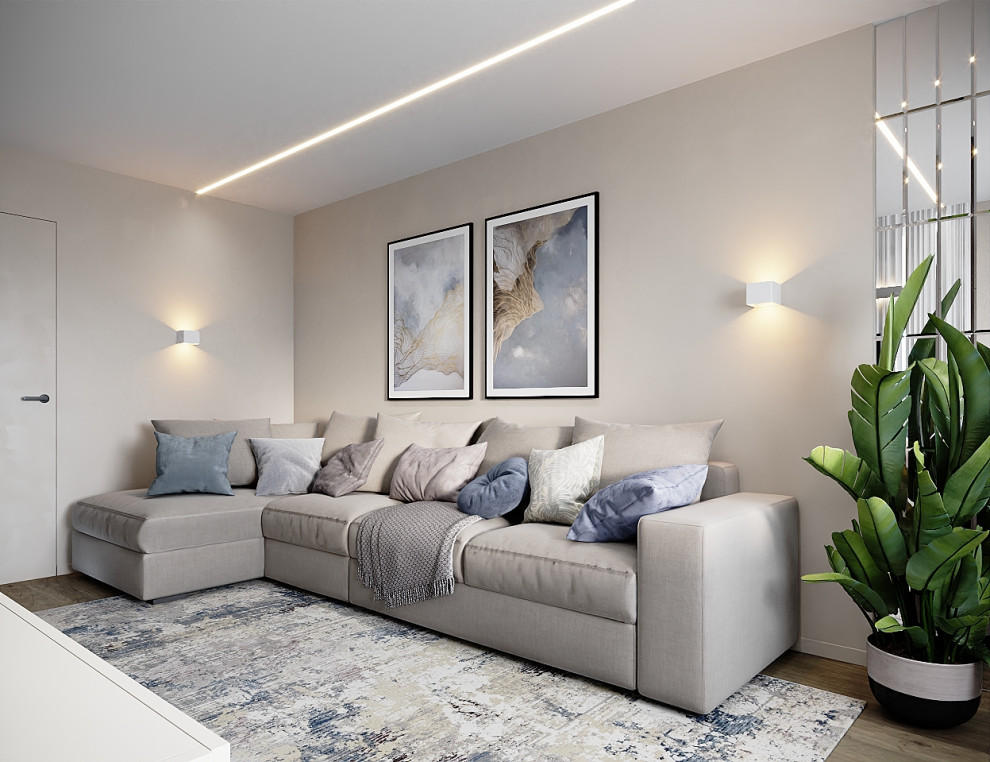 Светлая квартира 60 м2.