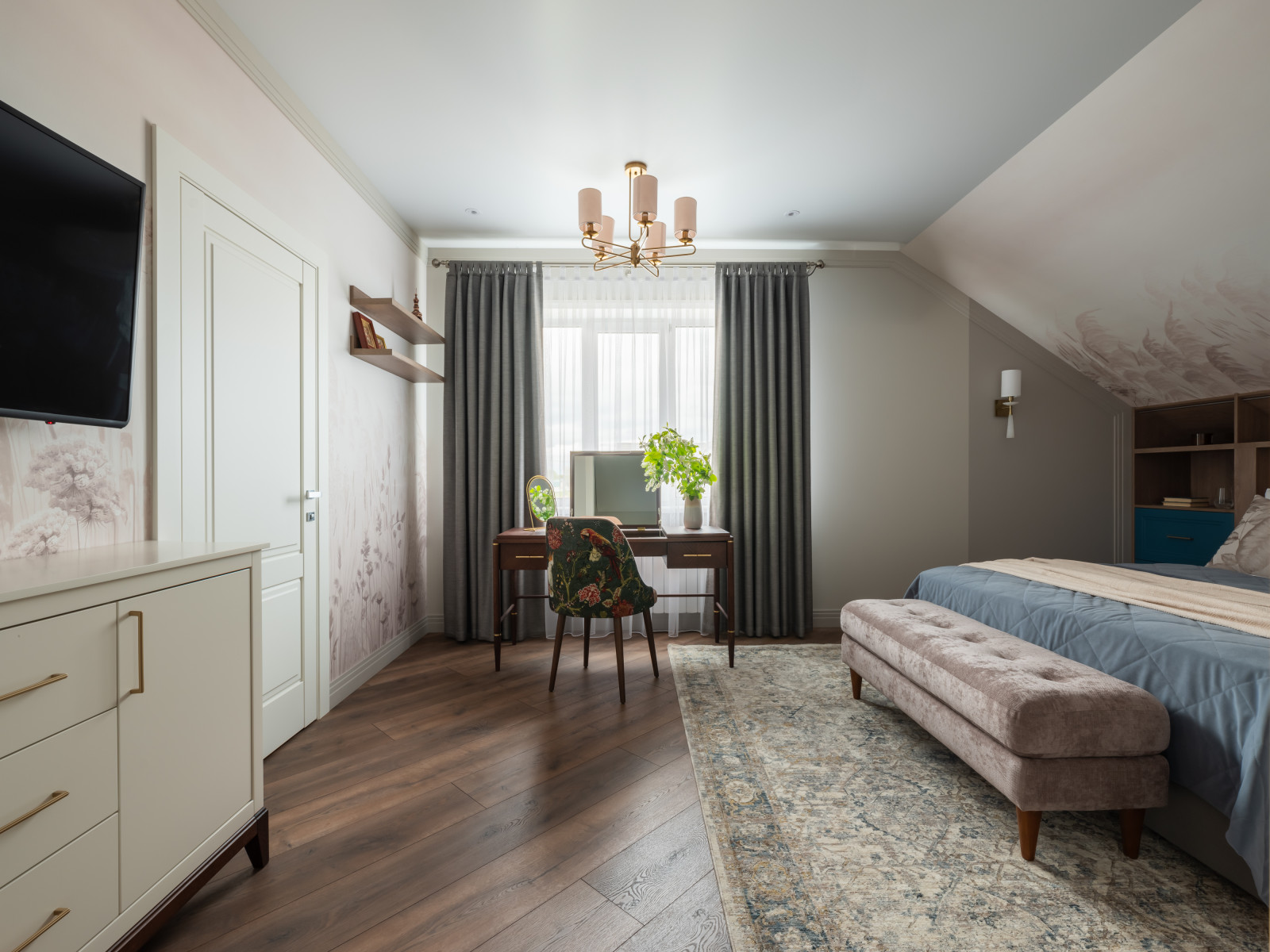 Двухэтажный дом с террасой площадью 170 м²