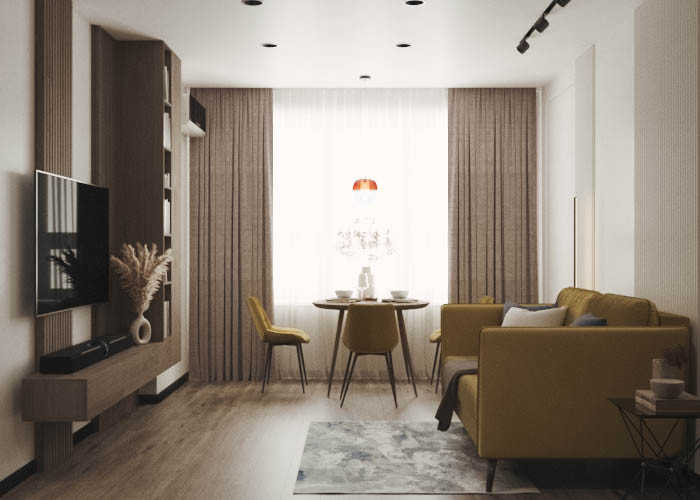 Квартира с акцентами