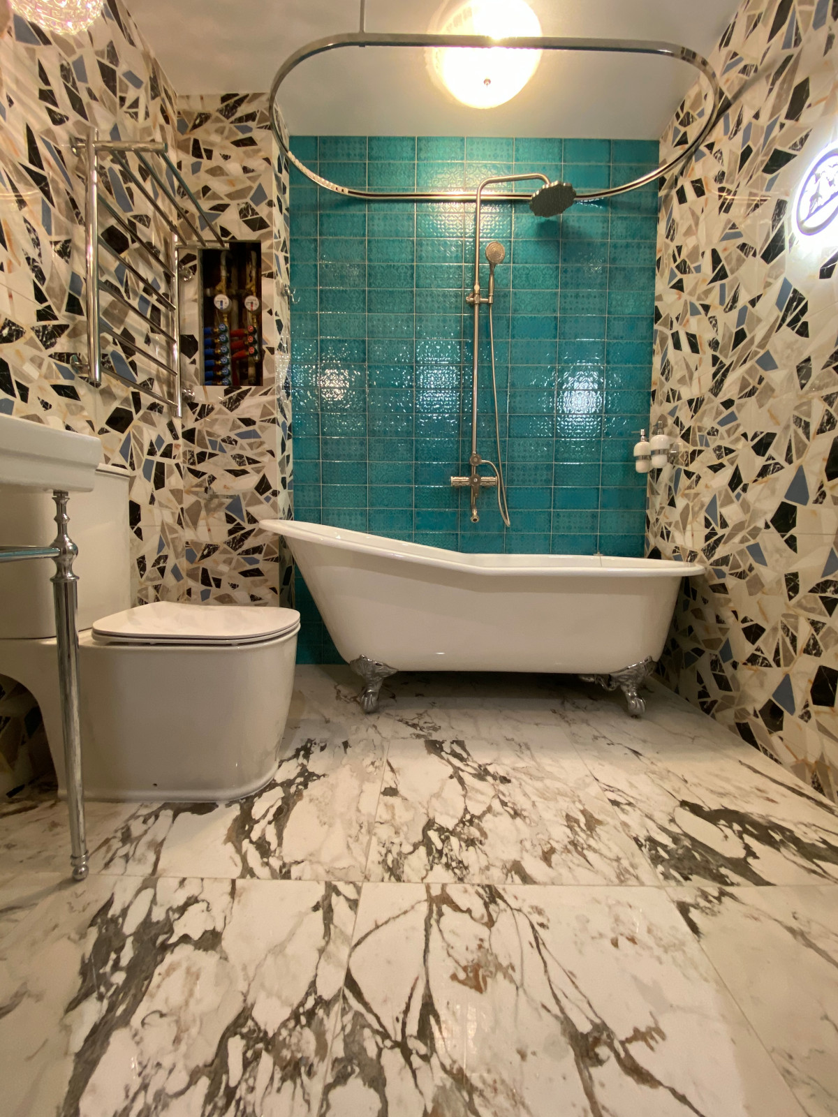 Обложка проекта: Совмещенный санузел на шаболовке