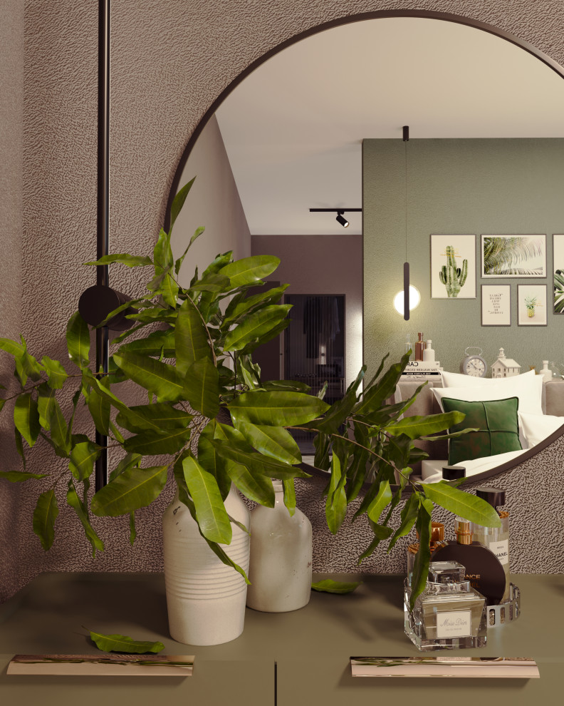 Спальная с зоной ТВ