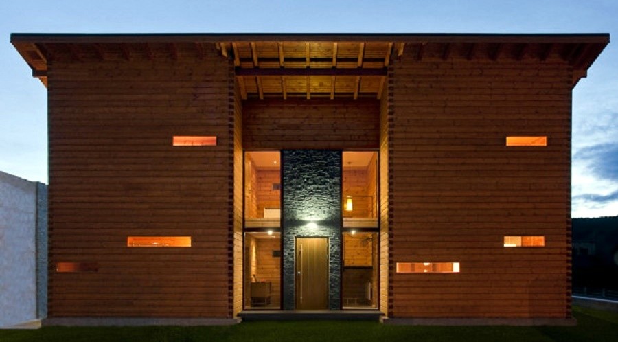 Дома из клееного бруса кедр