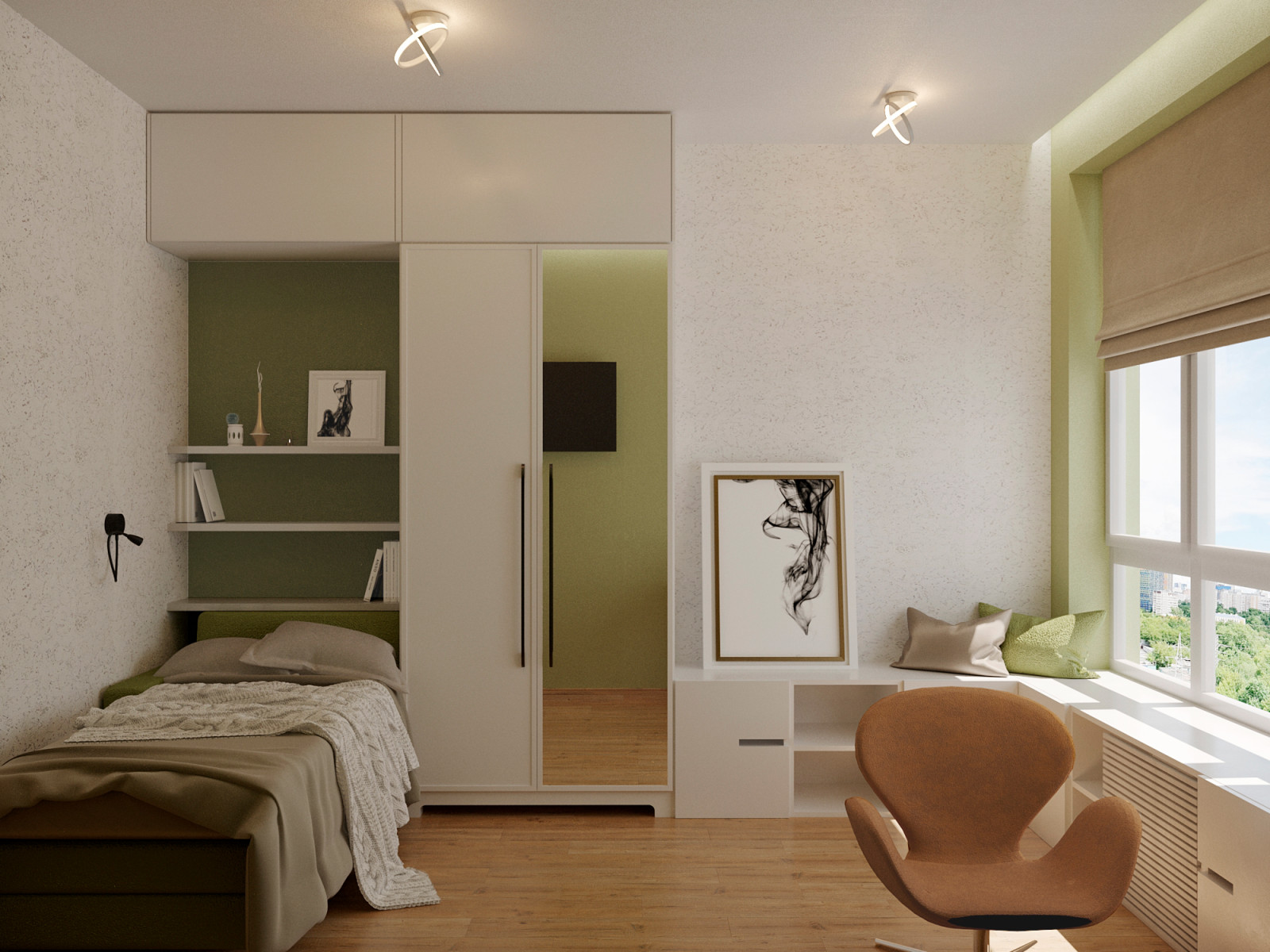 Трехкомнатная квартира 98 кв.м. в ЖК "Западный порт"