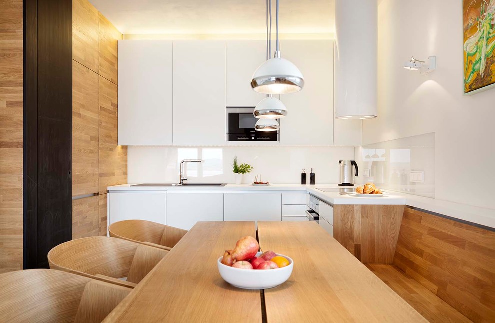 Проект реконструкции 3-х км. квартиры (Брно, Чехия) Дизайн: Ing.arch. Radek