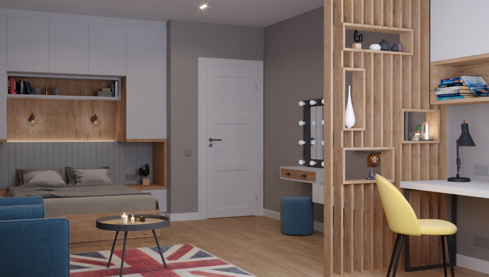 Обложка проекта: Дизайн детской (подростковой) комнаты