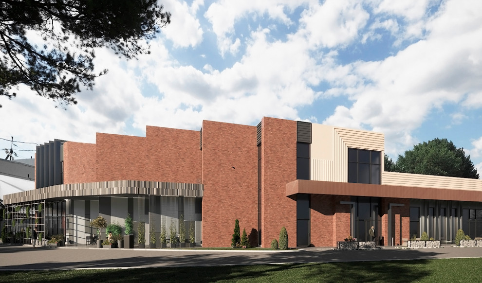 Эскиз Административного здания г. Краснодар