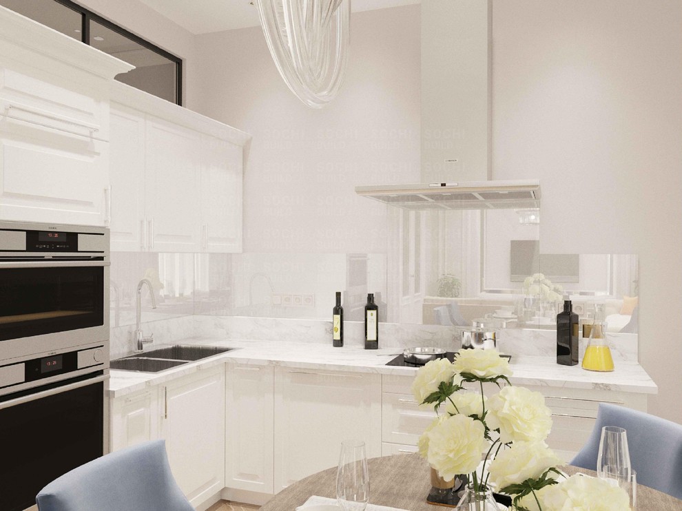 Квартира в ЖК «Актер Гэлакси», 78м², стиль: современная классика. Сочи