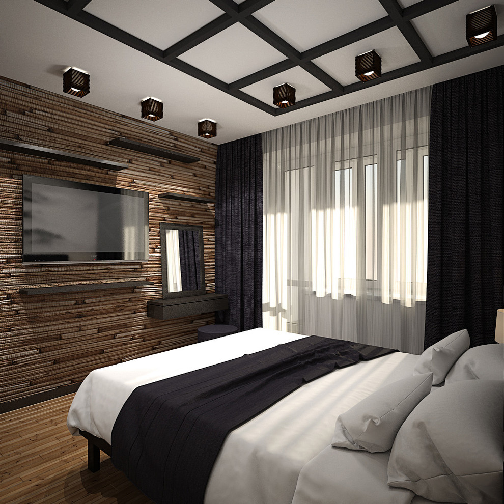 Обложка проекта: Дизайн-проект 2-х комнатной квартиры. Общая площадь 52 м2. Восточный стиль