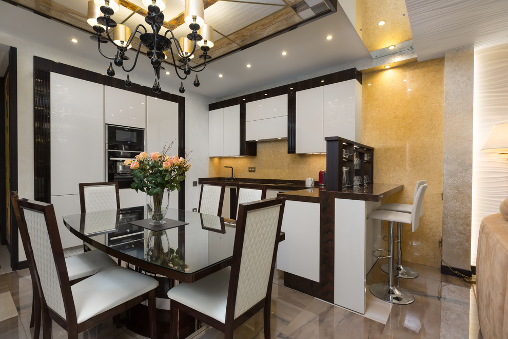 Интерьер в стиле  арт-деко.