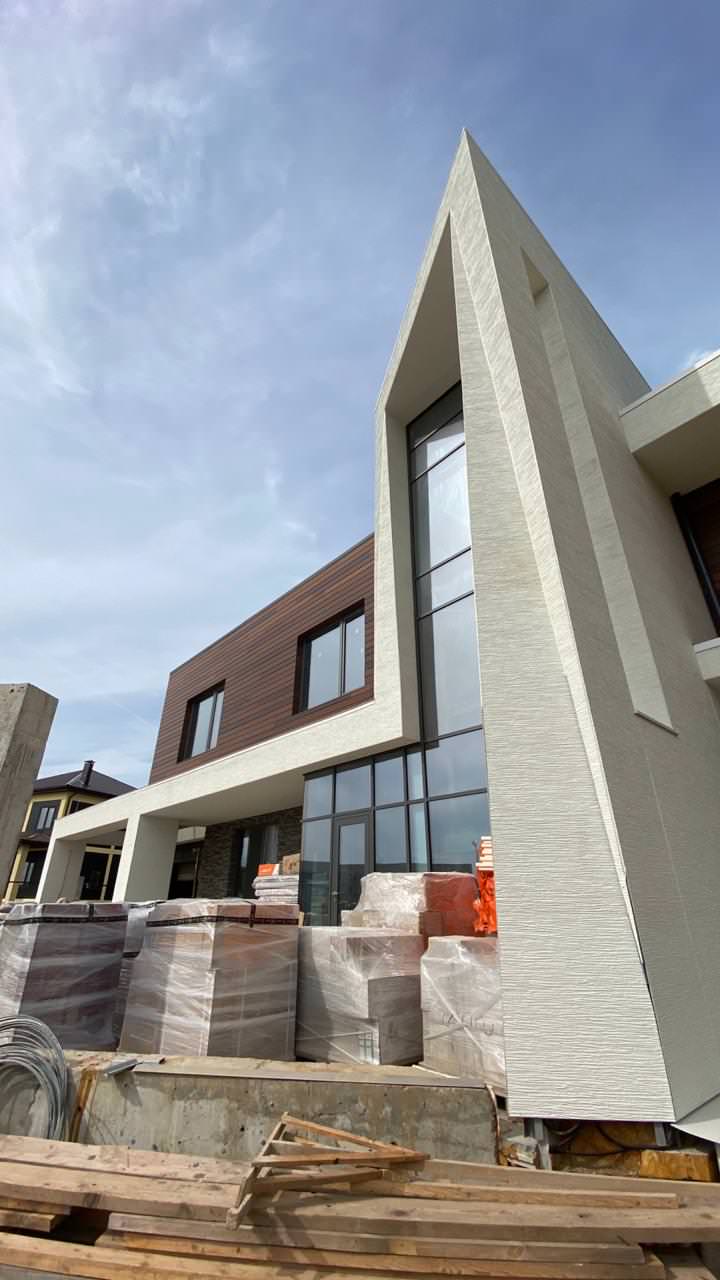 Результат нашей работы по остеклению коттеджа