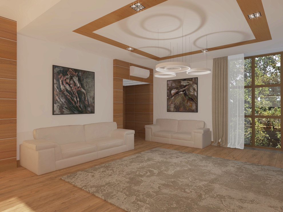 Дом на рельефе в стиле Райта