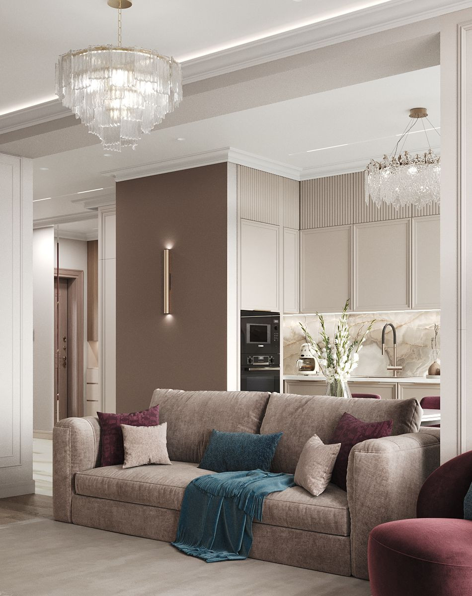 Стиль лесной тишины и мягких контрастов в загородном коттедже