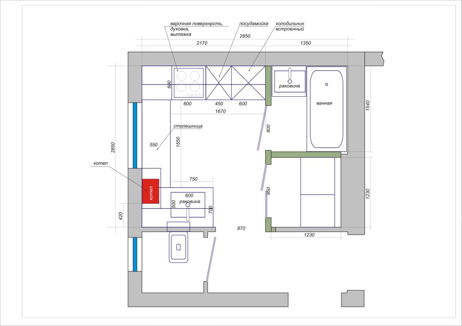Обложка проекта: Маленькая однушка в старом фонде  "ДО и ПОСЛЕ"