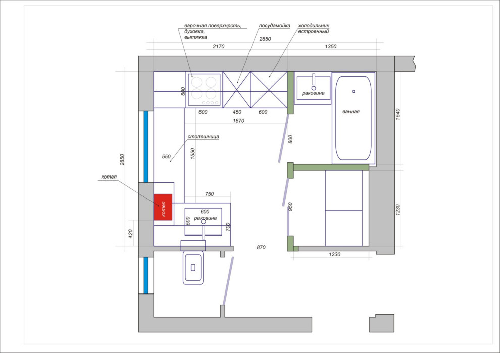 Обложка проекта: Маленькая однушка в старом фонде  "ДО и ПОСЛЕ"