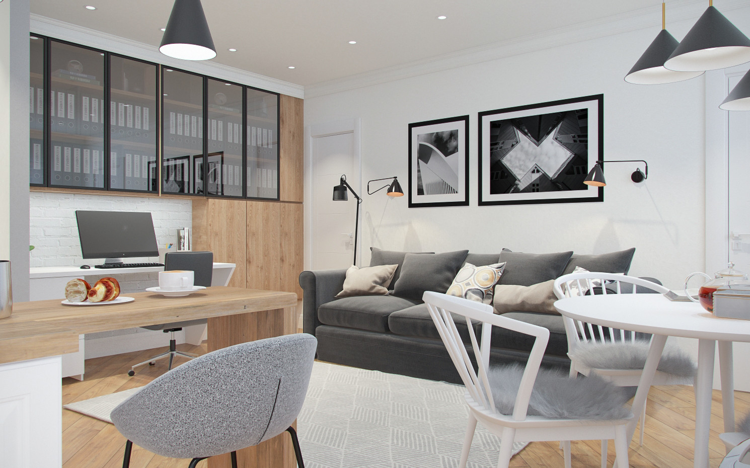 Минималистичная, уютная квартира