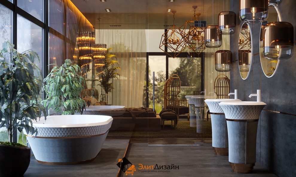 Интерьер частного дома в подмосковье