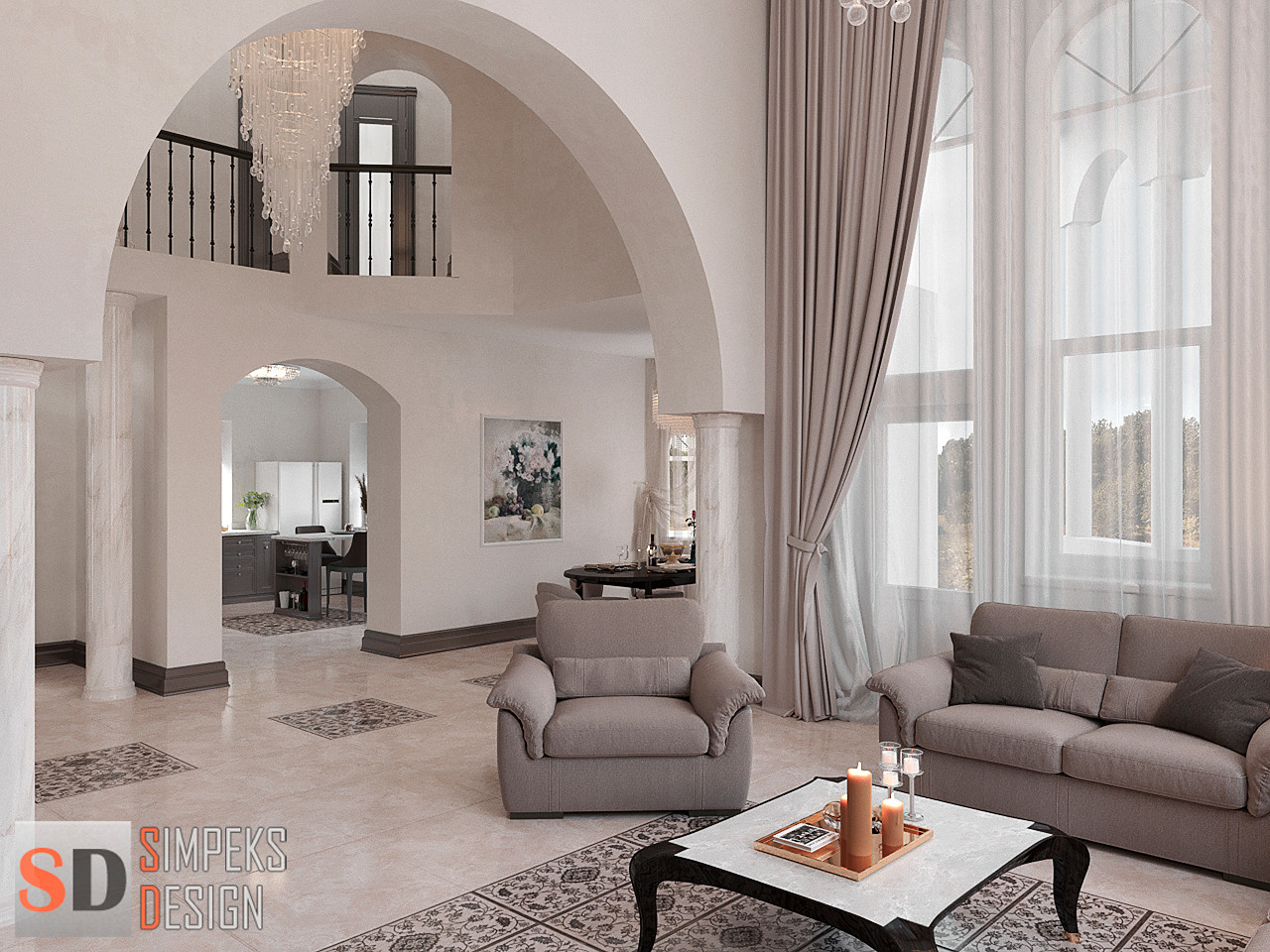 Обложка проекта: с. Гатное, Частный дом (500 кв.м.)