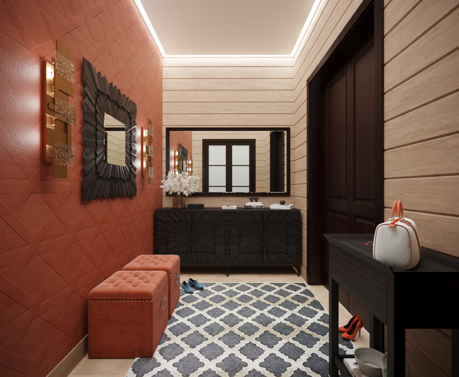 Просторный загородный дом