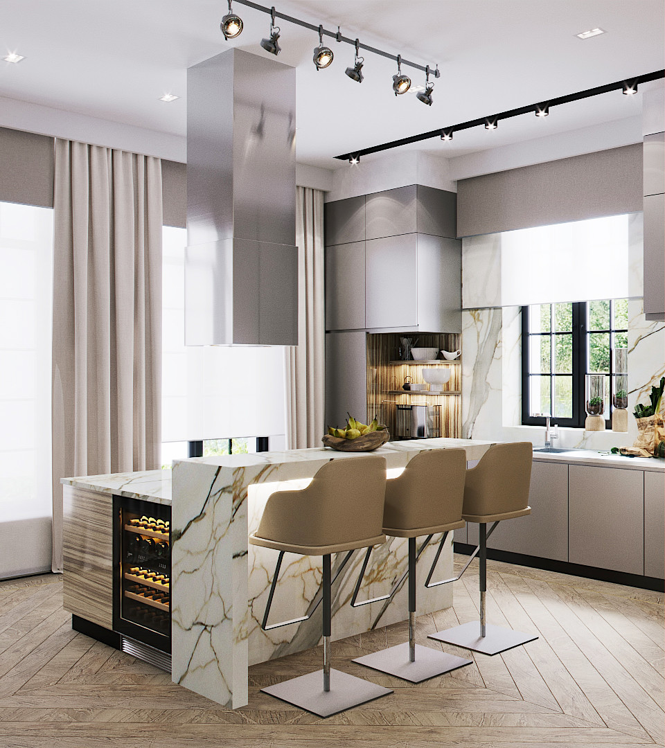 Дизайн-проект интерьера. Усадьба Каменка.