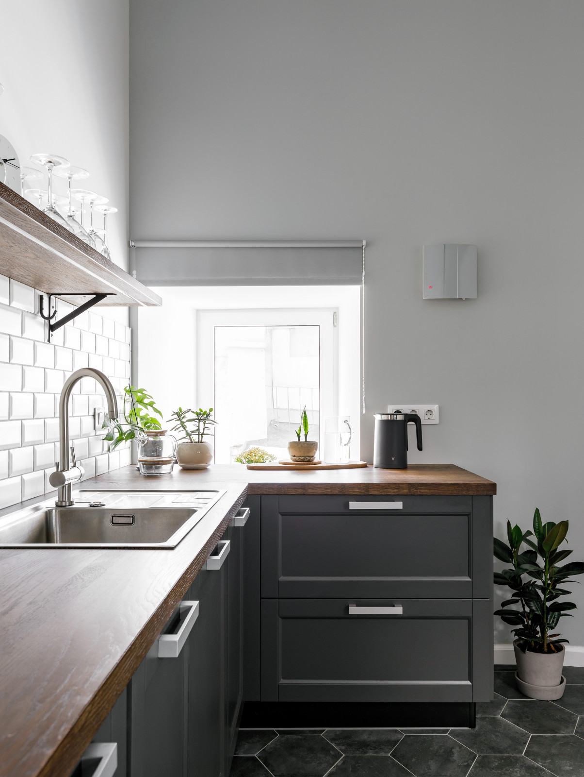 Мансардная двухуровневая квартира в скандинавском стиле