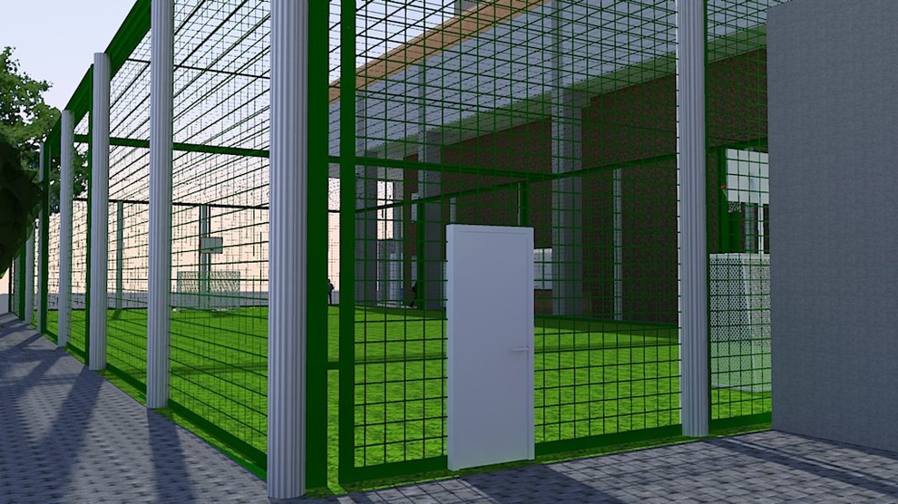 Проект спортивной футбольной площадки "Сириус" г. Томск