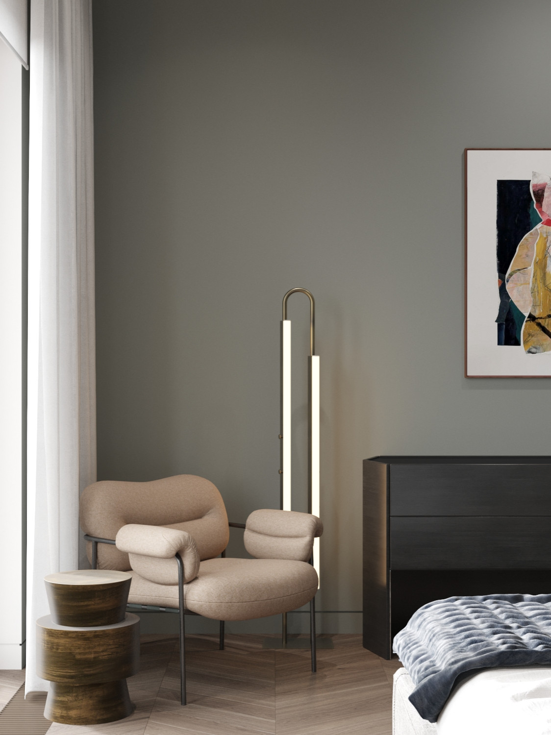 Вневременной интерьер с акцентными деталями