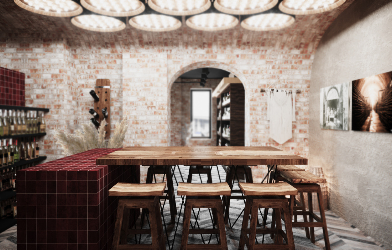 Обложка проекта: Винный бутик в стиле Рустик