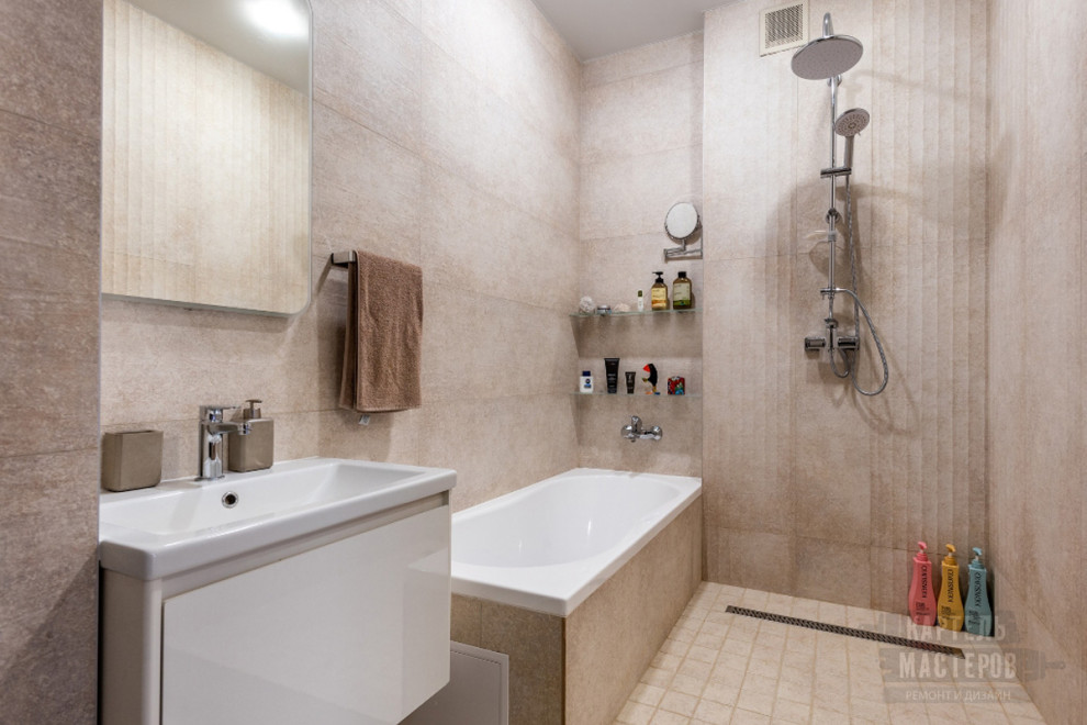 Капитальный ремонт двухкомнатной квартиры в стиле фьюжн