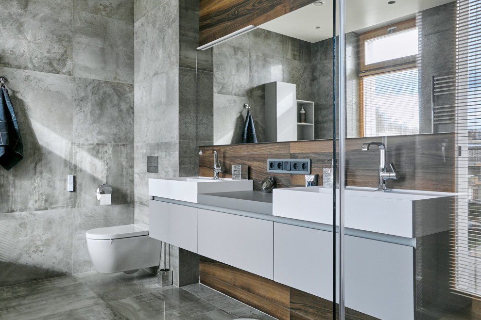 Houzz тур: Трехэтажный таунхаус с зимним садом для молодой семьи