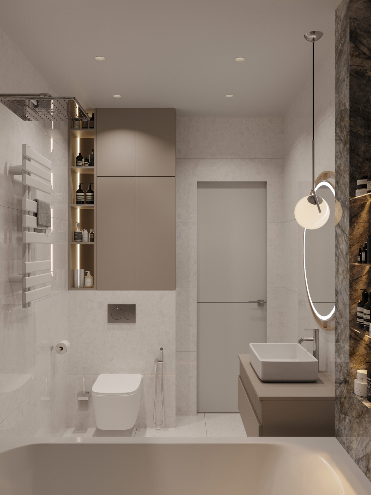 Современная квартира 94 м² - проект для семьи с ребёнком