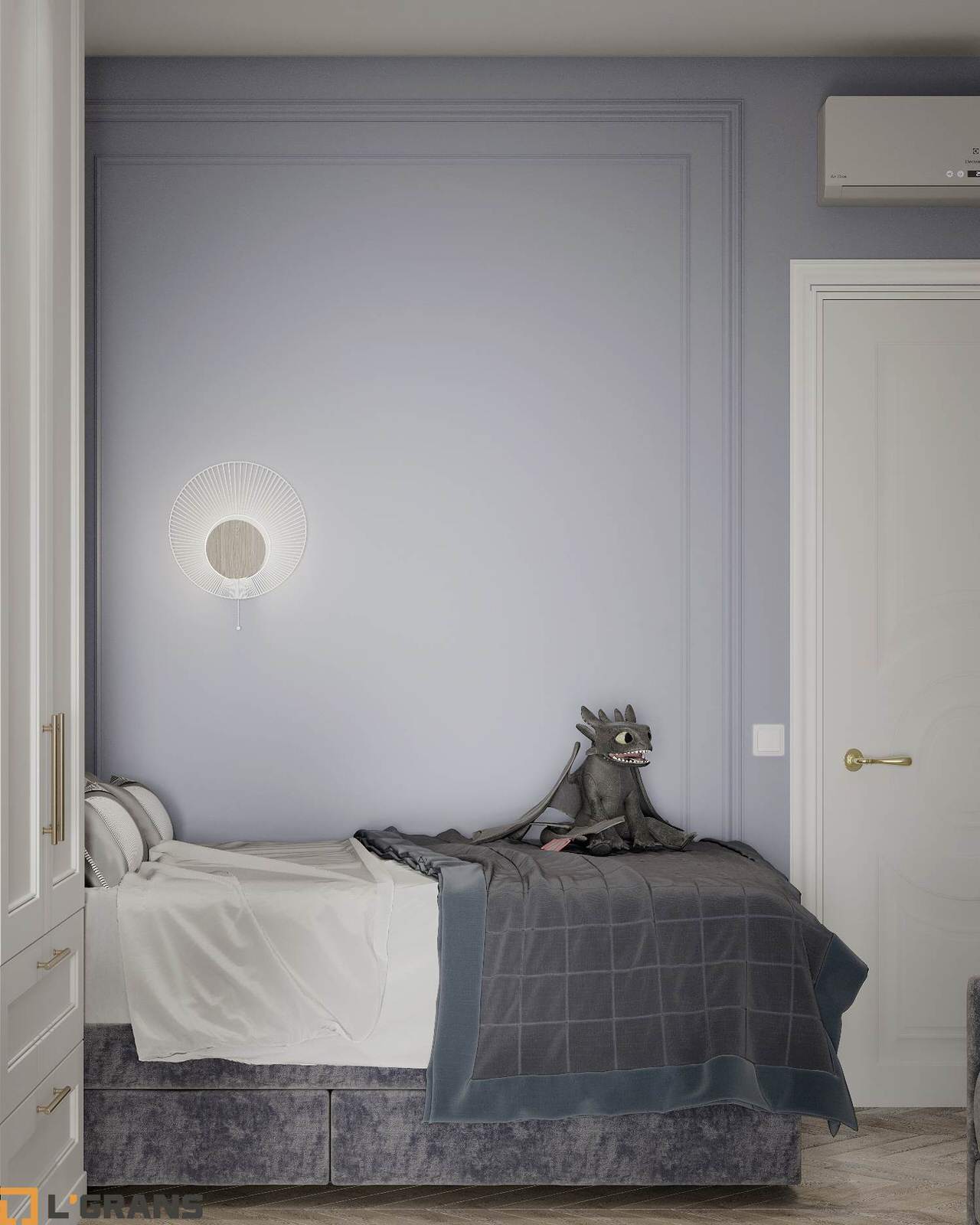 Дизайн проект интерьера 3к. квартиры в ЖК Культура