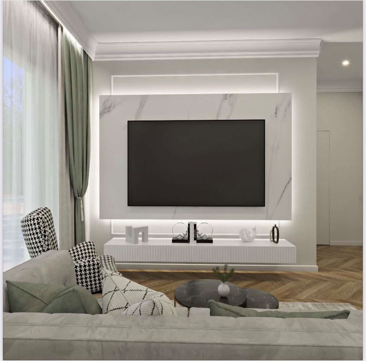 Дом по мотивам неоклассики