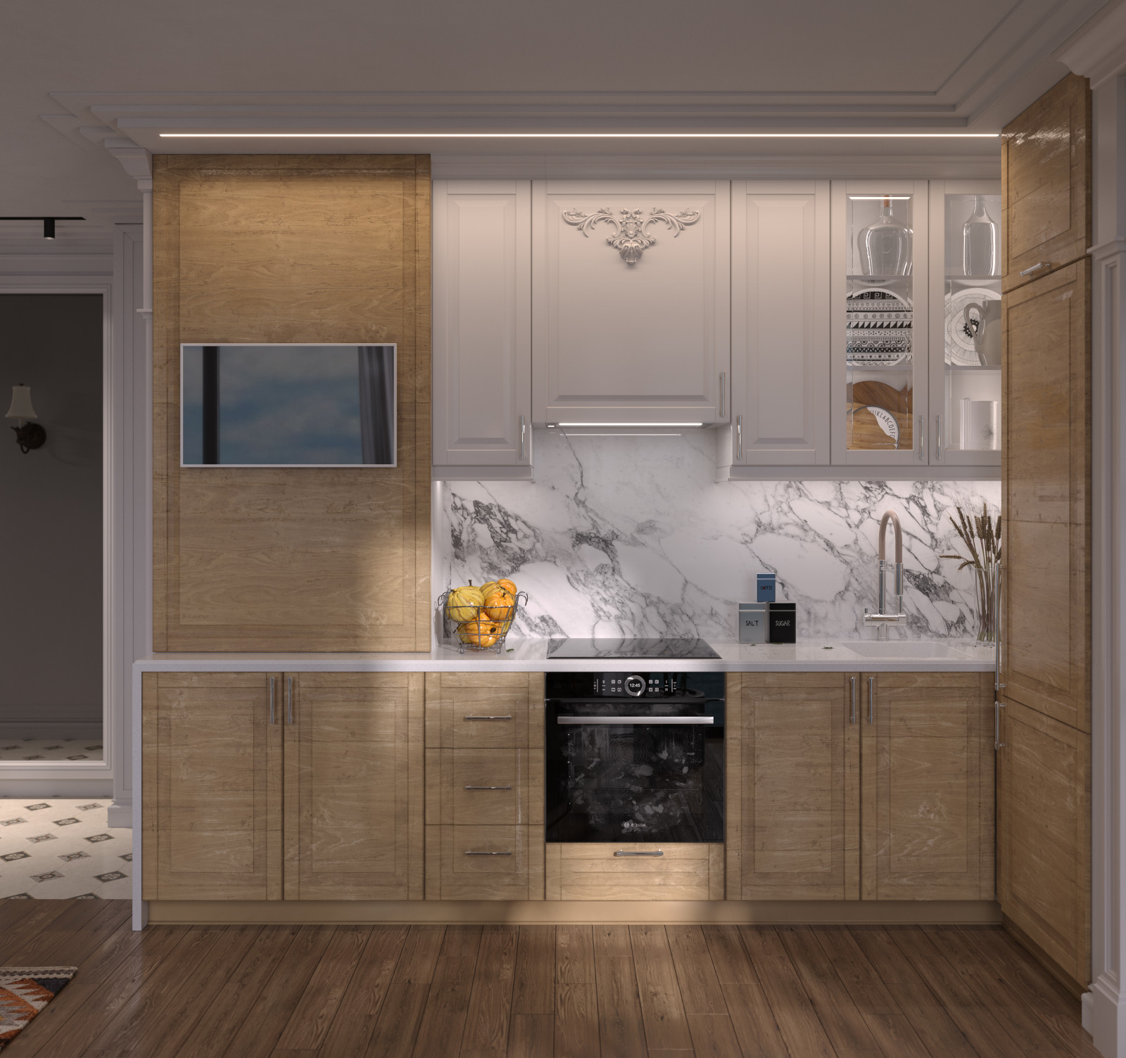 апартаменты на первой линии, с национальным характером