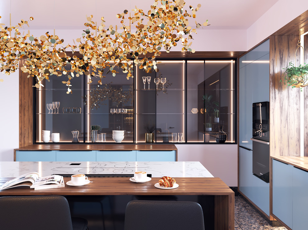 Дом на склоне. Кухня