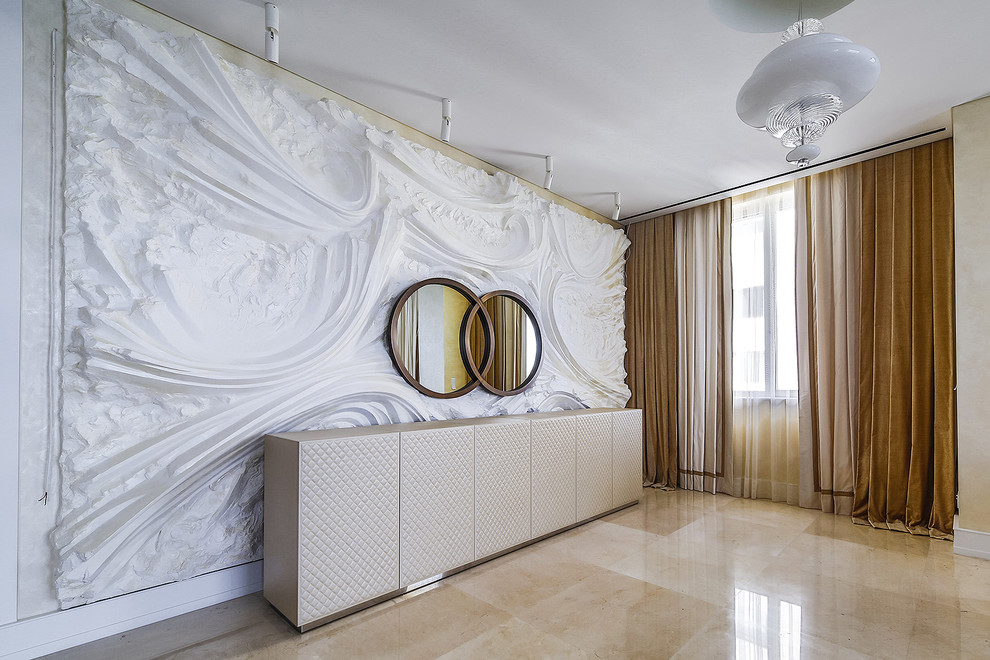 The interior of the Olympic Plaza. Cyprus.Limassol.