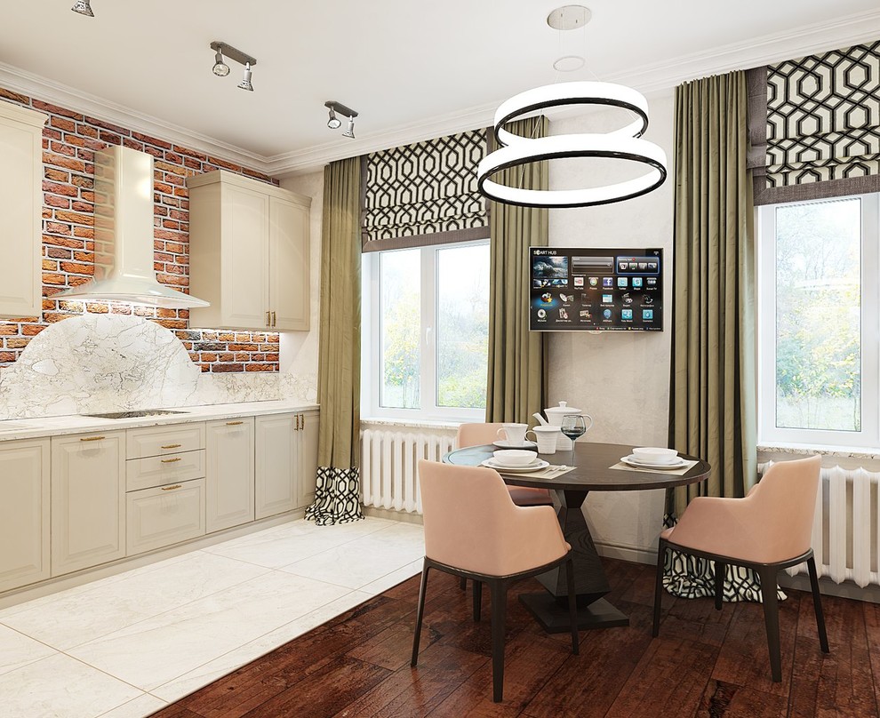 Интерьер с камином