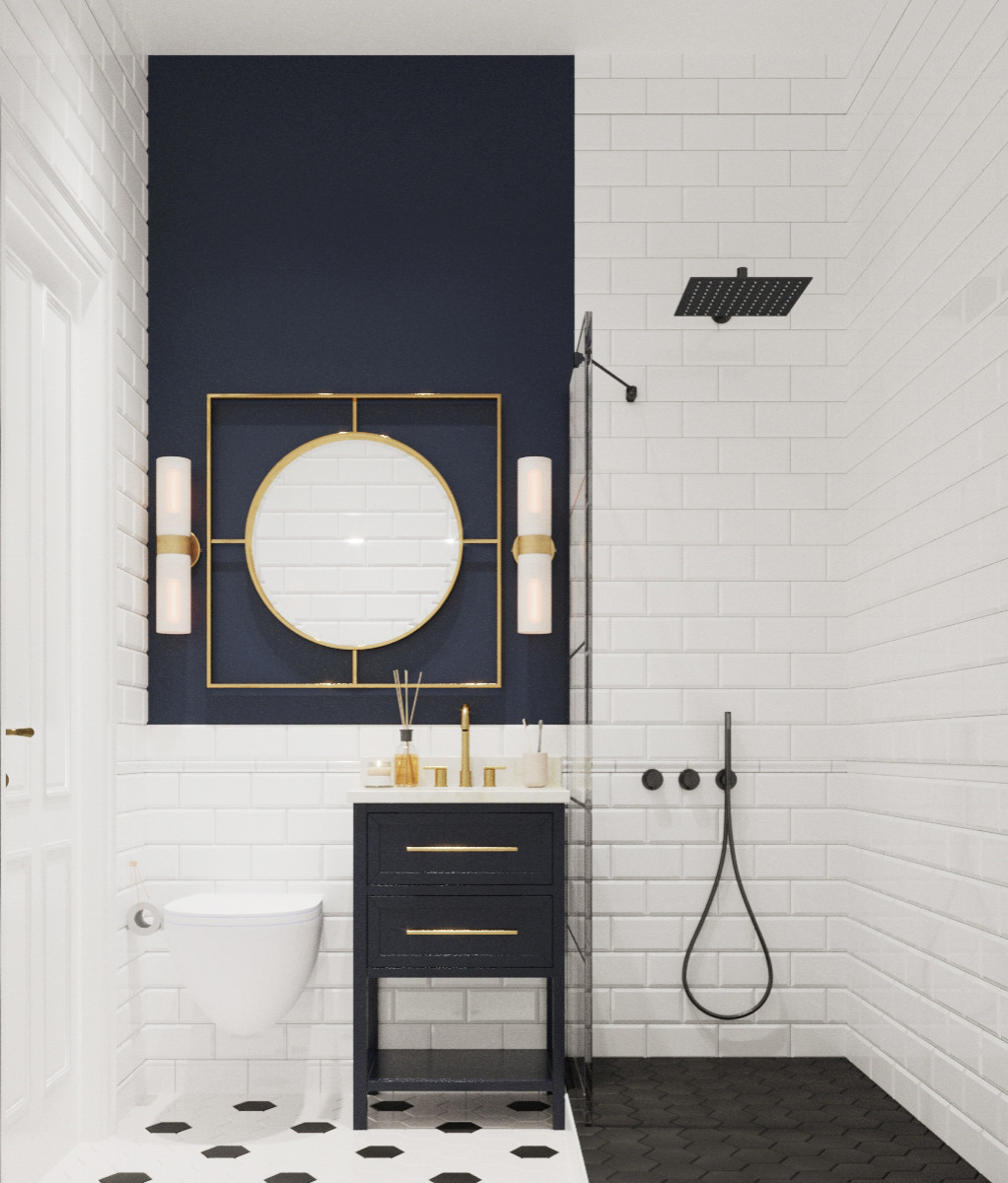 Обложка проекта: 2-х комн. квартира в Американском стиле